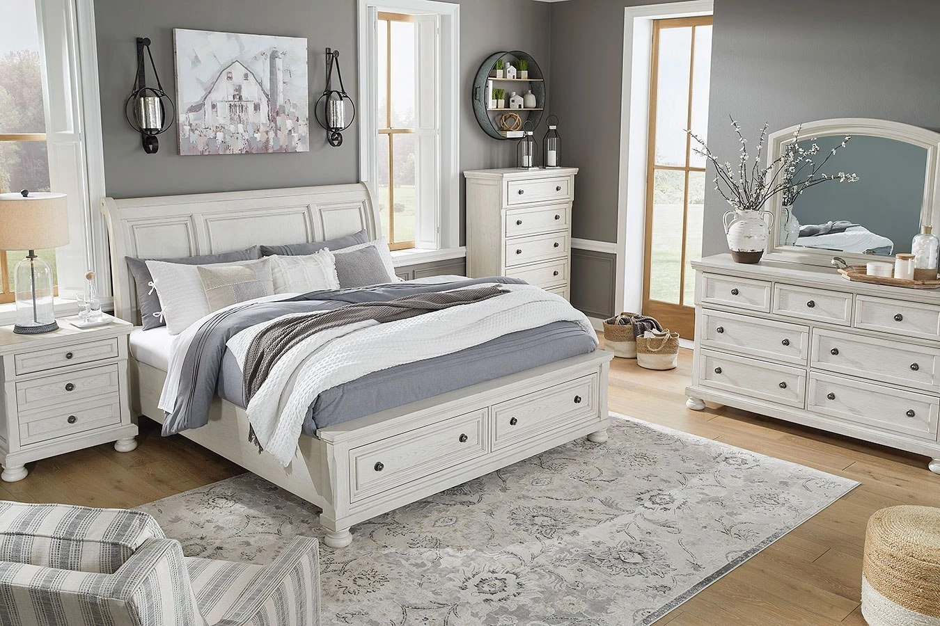 Robbinsdale Sleigh Storage Bedroom Set 4 Robbinsdale Sleigh Storage Bedroom Set - Image 4