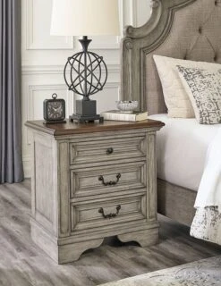 Lodenbay Panel Bed -Ashley B751 93 nightstand 1 1