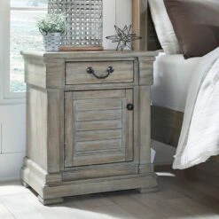 Moreshire Panel Bed 15 Moreshire Panel Bed -Ashley B799 91 nightstand 1