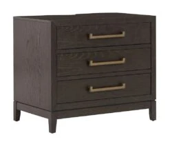 Burkhaus Upholstered Bedroom Set -Ashley B984 93 nightstand 4