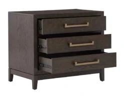 Burkhaus Upholstered Bedroom Set -Ashley B984 93 nightstand 5