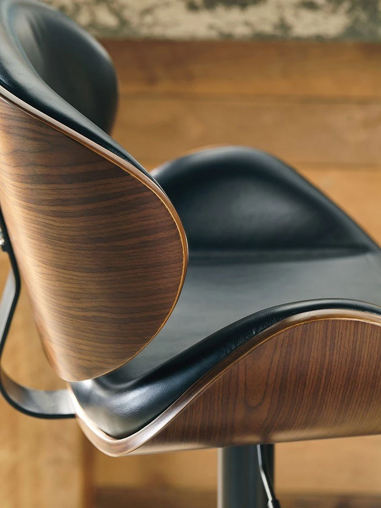 Adjustable Swivel Barstool (Black) 3 Adjustable Swivel Barstool (Black) - Image 3