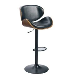 Adjustable Swivel Barstool (Black) 7 Adjustable Swivel Barstool (Black) -Ashley D120 530 barstool 4