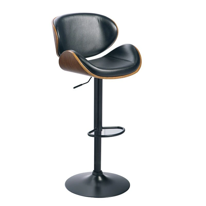 Adjustable Swivel Barstool (Black) 4 Adjustable Swivel Barstool (Black) - Image 4