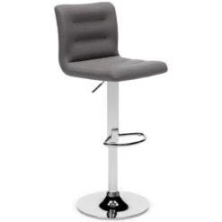 Pollzen Gray Upholstered Swivel Barstool (Set Of 2) 12 Pollzen Gray Upholstered Swivel Barstool (Set Of 2) -Ashley D121 830 barstool 6
