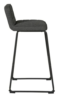 Nerison Gray Tall Upholstered Barstool (Set Of 2) -Ashley D225 230 barstool 4