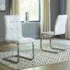 Madanere Dining Room Set W/ White Chairs