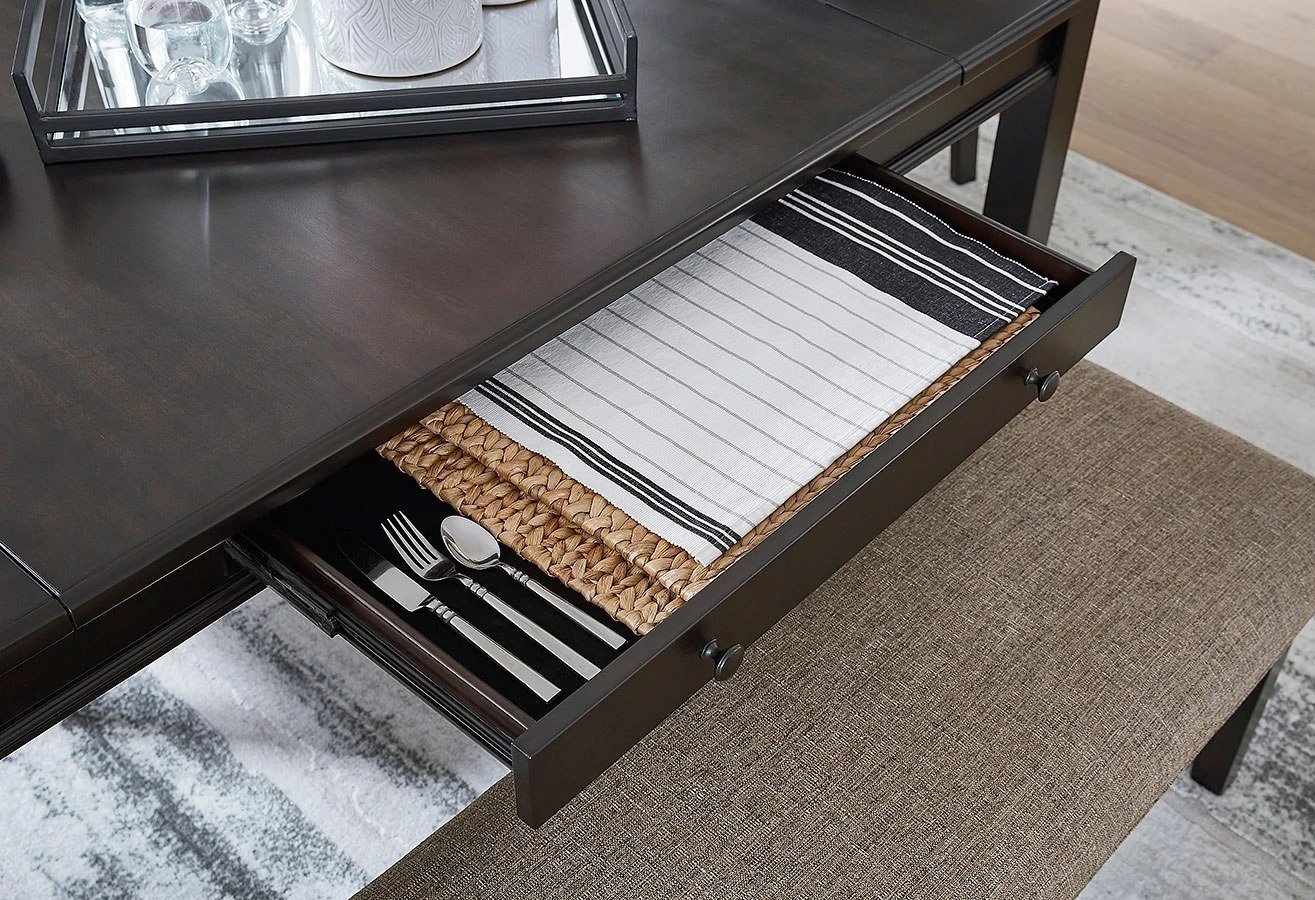 Ambenrock Dining Table W/ Storage 4 Ambenrock Dining Table W/ Storage - Image 4