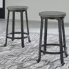 Challiman Counter Height Stool (Antique Gray) (Set Of 2)