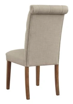 Harvina Beige Side Chair (Set Of 2) -Ashley D324 03 chair 4