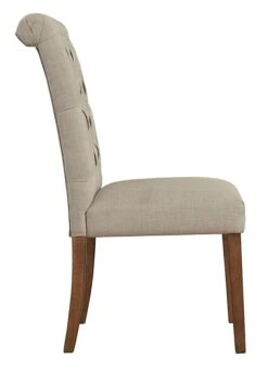 Harvina Beige Side Chair (Set Of 2) -Ashley D324 03 chair 5