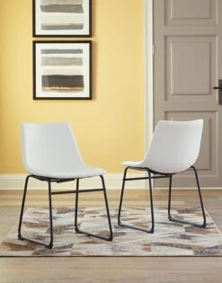 Centiar White Side Chair (Set Of 2)