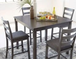 Bridson 5-Piece Square Counter Height Dining Set -Ashley D383 223 5piece ch dr set 3