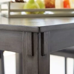 Bridson 5-Piece Square Counter Height Dining Set -Ashley D383 223 5piece ch dr set 7