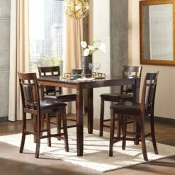 Bennox 5-Piece Counter Height Dining Set