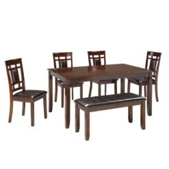 Bennox 6-Piece Dining Room Set 7 Bennox 6-Piece Dining Room Set -Ashley D384 325 set 4