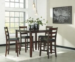 Coviar 5-Piece Counter Height Dining Set