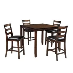 Coviar 5-Piece Counter Height Dining Set -Ashley D385 223 set 4