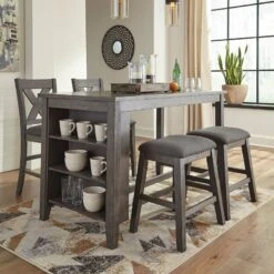 Caitbrook Counter Height Dining Room Set W/ Chairs Choices -Ashley D388 13 024 124 set 1