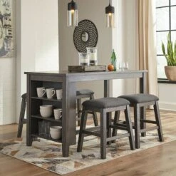 Caitbrook Counter Height Dining Room Set W/ Stools -Ashley D388 13 024 set 1