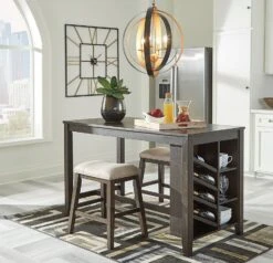 Rokane Counter Height Dining Room Set W/ Stools -Ashley D397 32 024 set 2