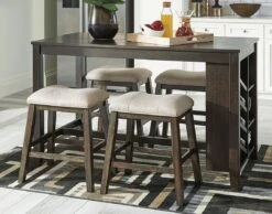 Rokane Counter Height Dining Room Set W/ Stools -Ashley D397 32 024 set 3