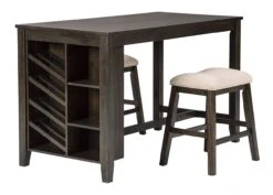 Rokane Counter Height Dining Room Set W/ Stools -Ashley D397 32 024 set 5