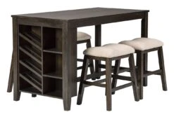 Rokane Counter Height Dining Room Set W/ Stools -Ashley D397 32 024 set 6