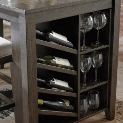 Rokane Counter Height Dining Room Set W/ Stools -Ashley D397 32 table 3