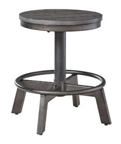 Torjin Gray Swivel Stool (Set Of 2) -Ashley D440 324 stool 3