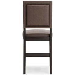 Benmara Brown Upholstered Barstool (Set Of 2) -Ashley D466 224 barstool 6