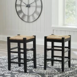 Mirimyn Black Stool (Set Of 2)