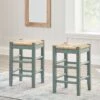 Mirimyn Teal Stool (Set Of 2)
