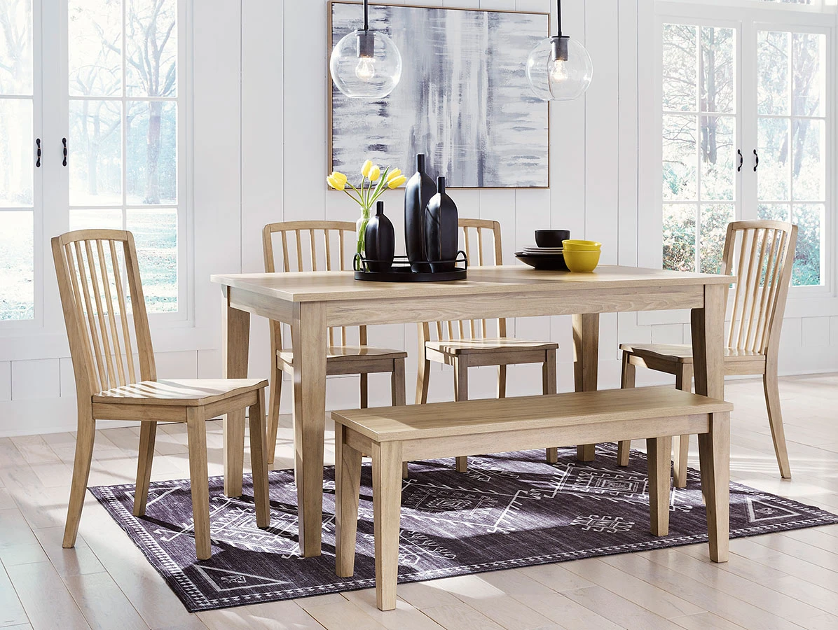 Gleanville Dining Room Set W/ Bench 3 Gleanville Dining Room Set W/ Bench - Image 3