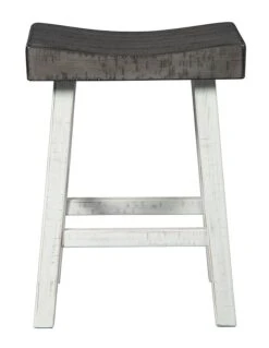 Glosco Antique White And Brown Stool (Set Of 2) -Ashley D548 424 barstool 3