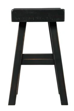 Glosco Antique Black Stool (Set Of 2) -Ashley D548 524 barstool 5
