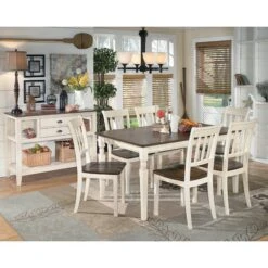 Whitesburg Rectangular Dining Room Set -Ashley D583 25 cdr set 4