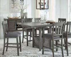 Hallanden Counter Height Dining Room Set -Ashley D589 42 124 set 4
