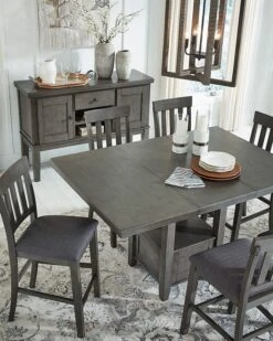 Hallanden Counter Height Dining Room Set -Ashley D589 42 124 set 5