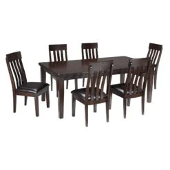 Haddigan Rectangular Dining Room Set -Ashley D596 35 01 dr set 4