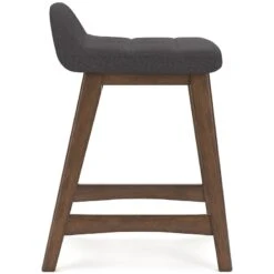 Lyncott Charcoal Counter Height Chair (Set Of 2) 12 Lyncott Charcoal Counter Height Chair (Set Of 2) -Ashley D615 224 chair 6