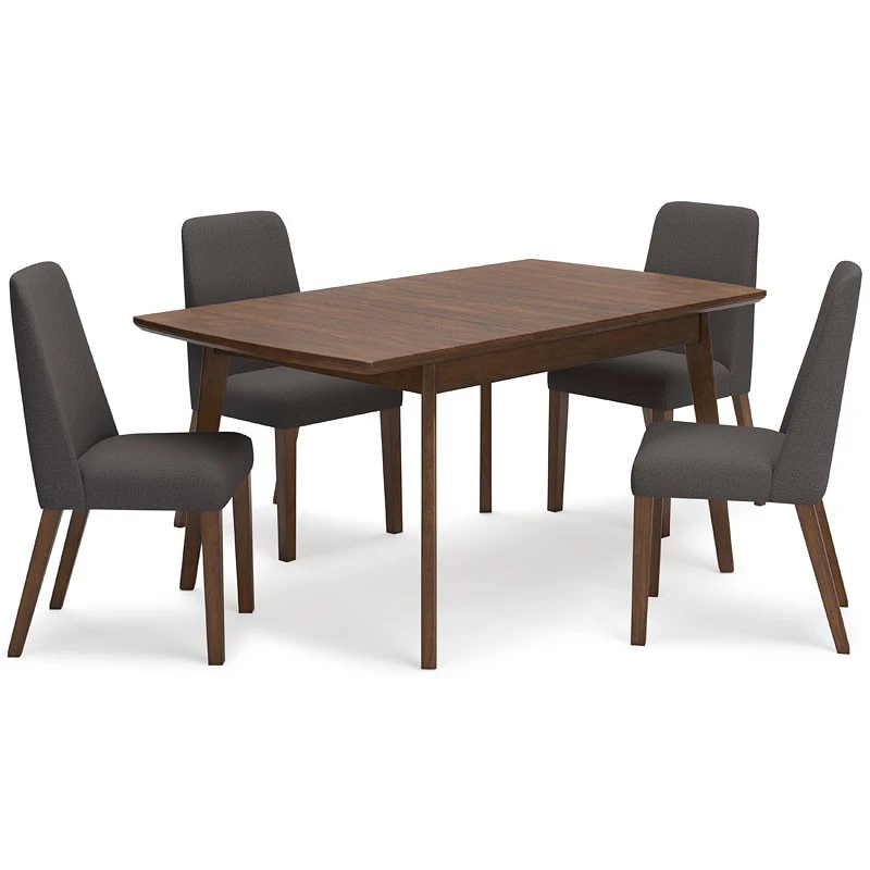 Lyncott Dining Room Set W/ Charcoal Chairs 8 Lyncott Dining Room Set W/ Charcoal Chairs - Image 8