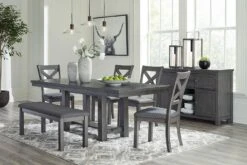 Myshanna Dining Room Set W/ Bench