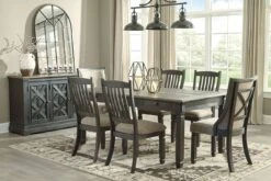 Tyler Creek Rectangular Dining Set W/ Upholstered Chairs -Ashley D736 25 01 02 rct dr set uph chairs 1