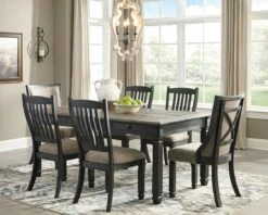 Tyler Creek Rectangular Dining Set W/ Upholstered Chairs -Ashley D736 25 01 02 rct dr set uph chairs 3