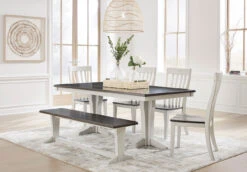 Darborn Dining Room Set W/ Bench 22 Darborn Dining Room Set W/ Bench -Ashley D796 25T 25B 01 00 set 1
