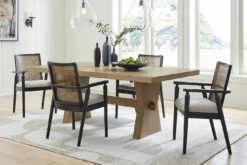 Galliden Dining Room Set W/ Arm Chairs