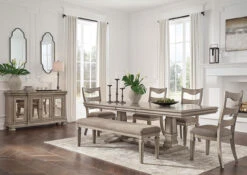 Lexorne Dining Room Set W/ Bench
