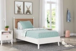 Aprilyn White Youth Platform Bed W/ Panel Headboard 22 Aprilyn White Youth Platform Bed W/ Panel Headboard -Ashley EB1024 111 155 bed 1