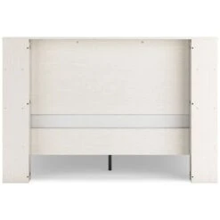 Aprilyn White Queen Platform Bed W/ Bookcase Headboard -Ashley EB1024 113 165 bed 7